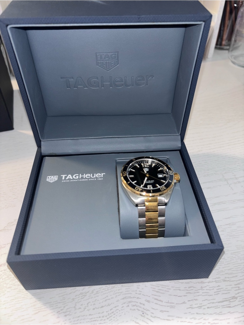 TAG Heuer Formula 1 Two-Tone 41mm Black Dial Watch